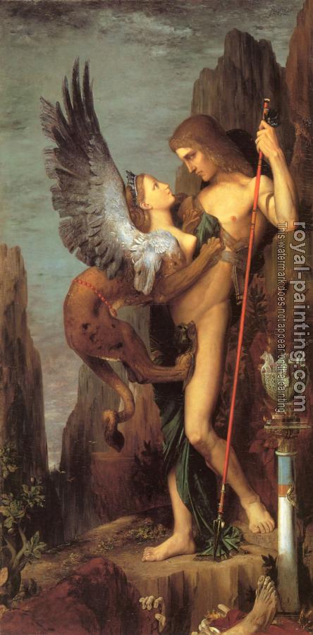 Gustave Moreau : Oedipus and the Sphinx